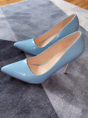 Powder blue heels